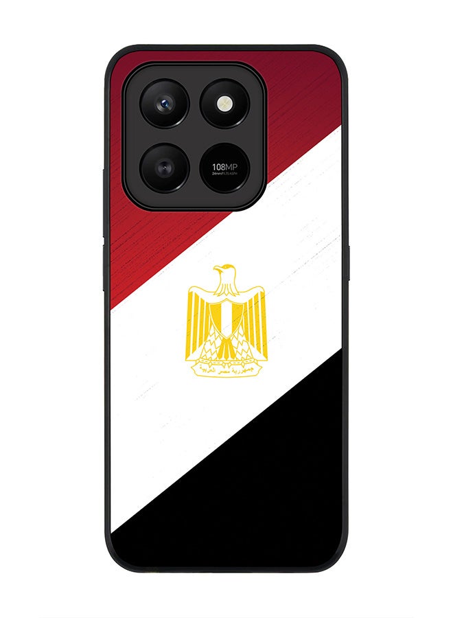 Stylizedd For Honor X7d 4G / X7d 5G / 400 Smart Case,Slim fit Camera Protection, Shockproof Thin Phone cover  - Flag Of Egypt - Image 1